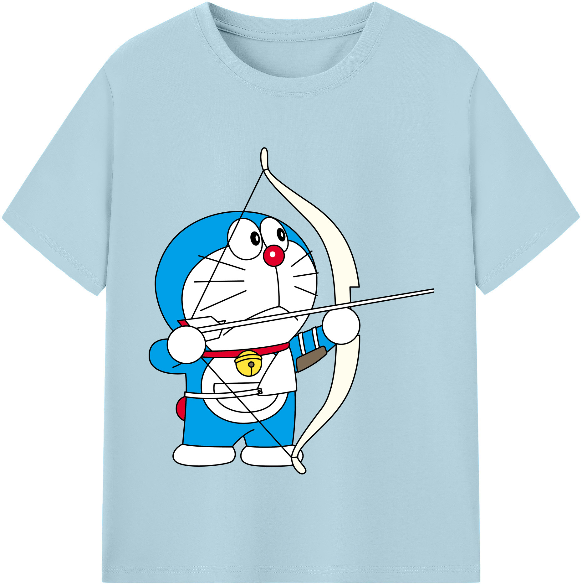（画像用） ドラえもん Doraemon 綿100％半袖Tシャツ（フロントプリント）